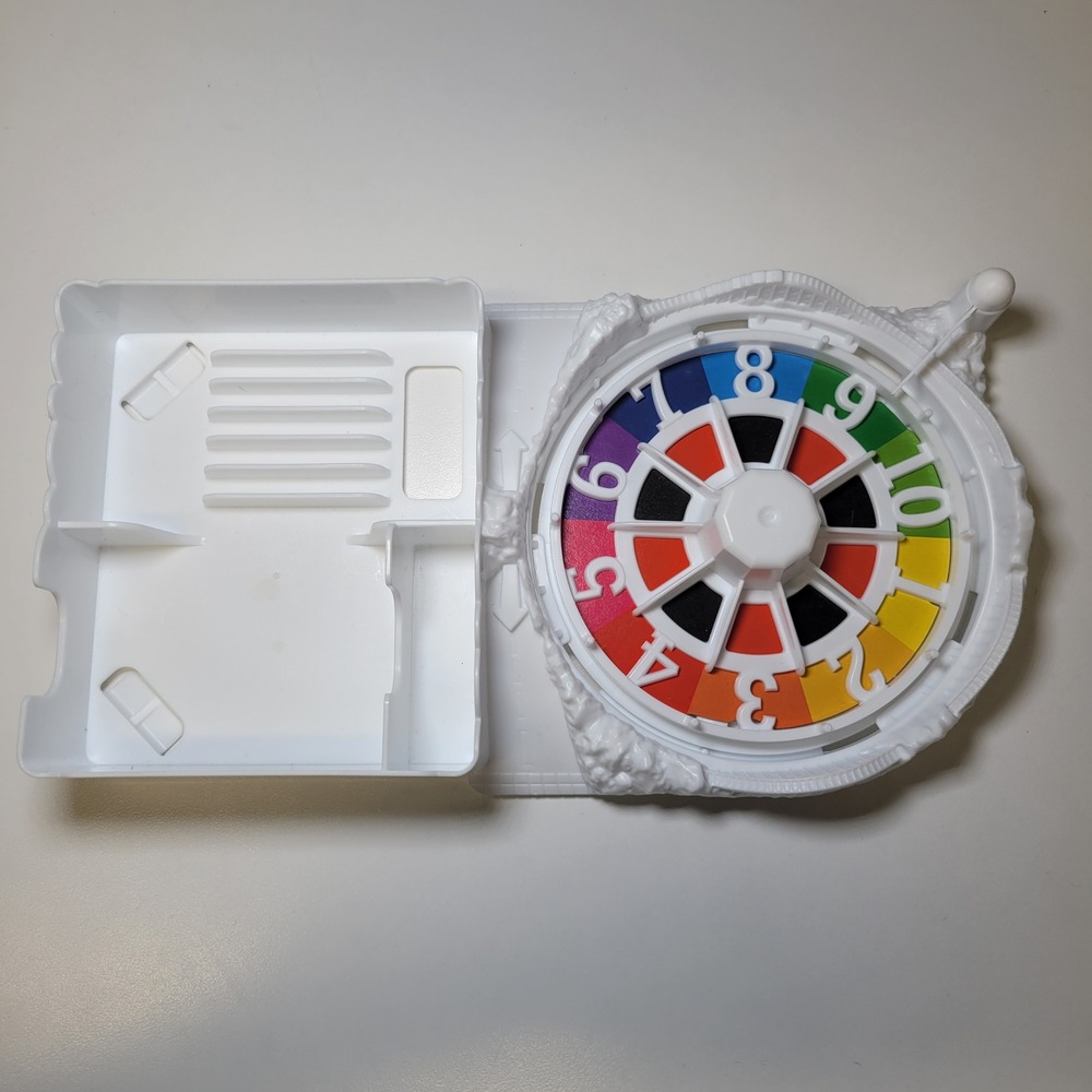 2016 Hasbro The Game of Life Replacement Spinner and Card Holder Tray White‎